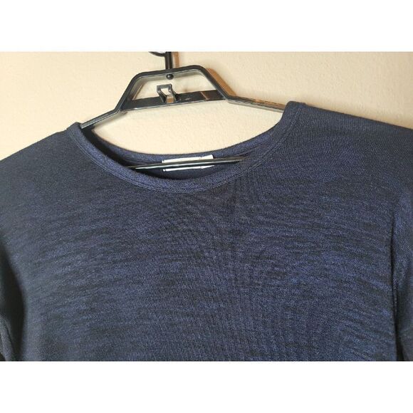 Rag & Bone Jeans Women's Blue Space Dye Knit Sweater Shirt Size XS t61 - Picture 3 of 8